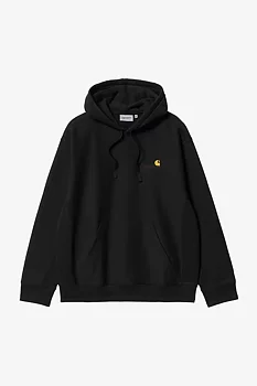 Carhartt WIP Hooded American Script Sweatshirt Black