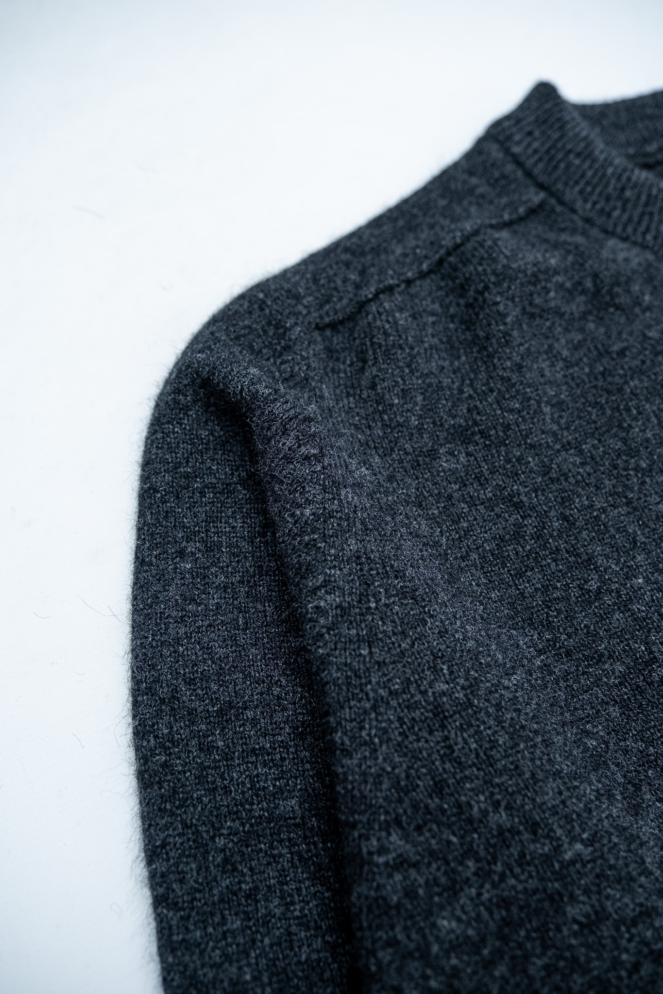 Nitto Knitwear - Armen Round Neck Jumper Charcoal - 4