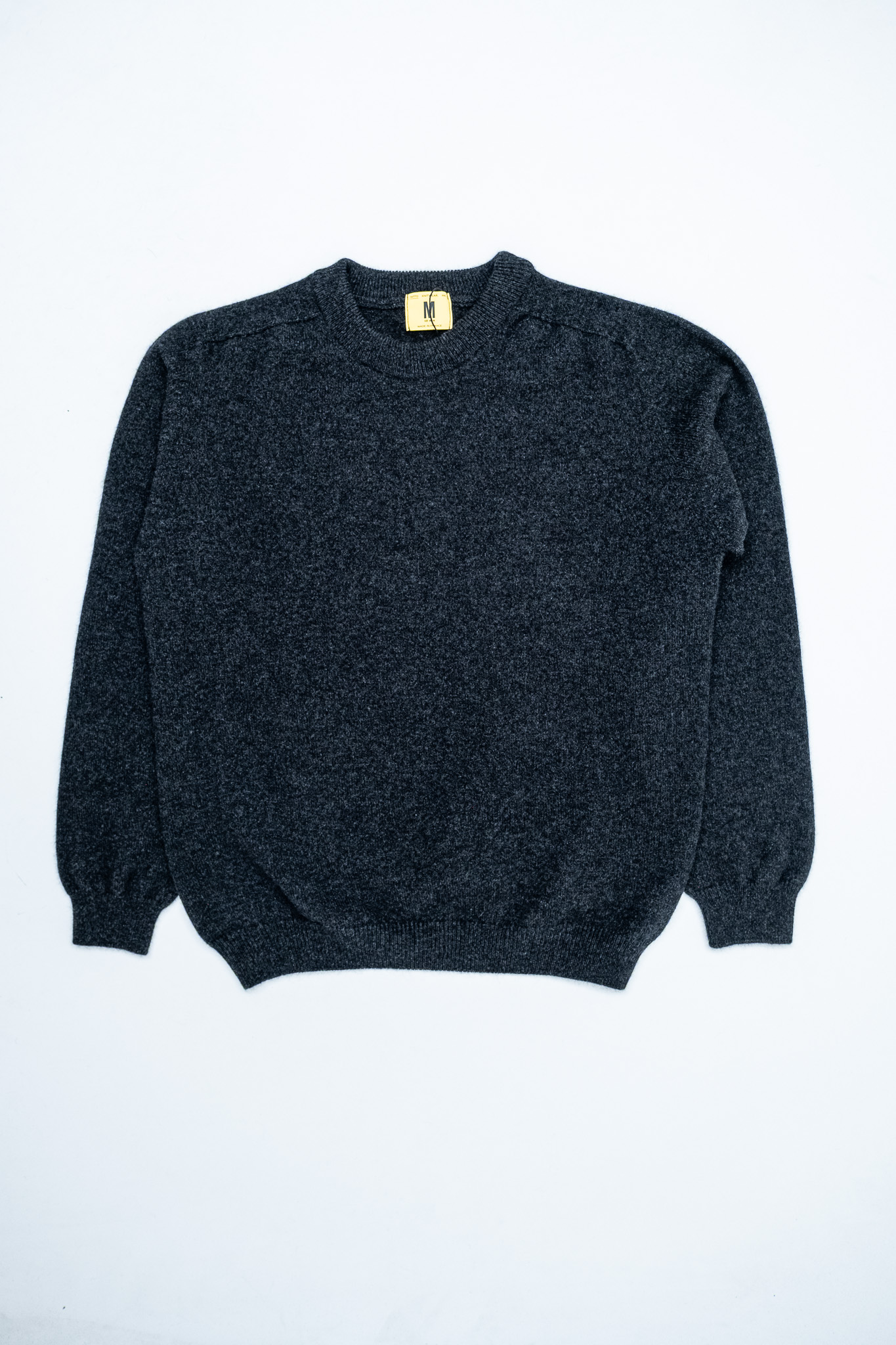 Nitto Knitwear - Armen Round Neck Jumper Charcoal - 2