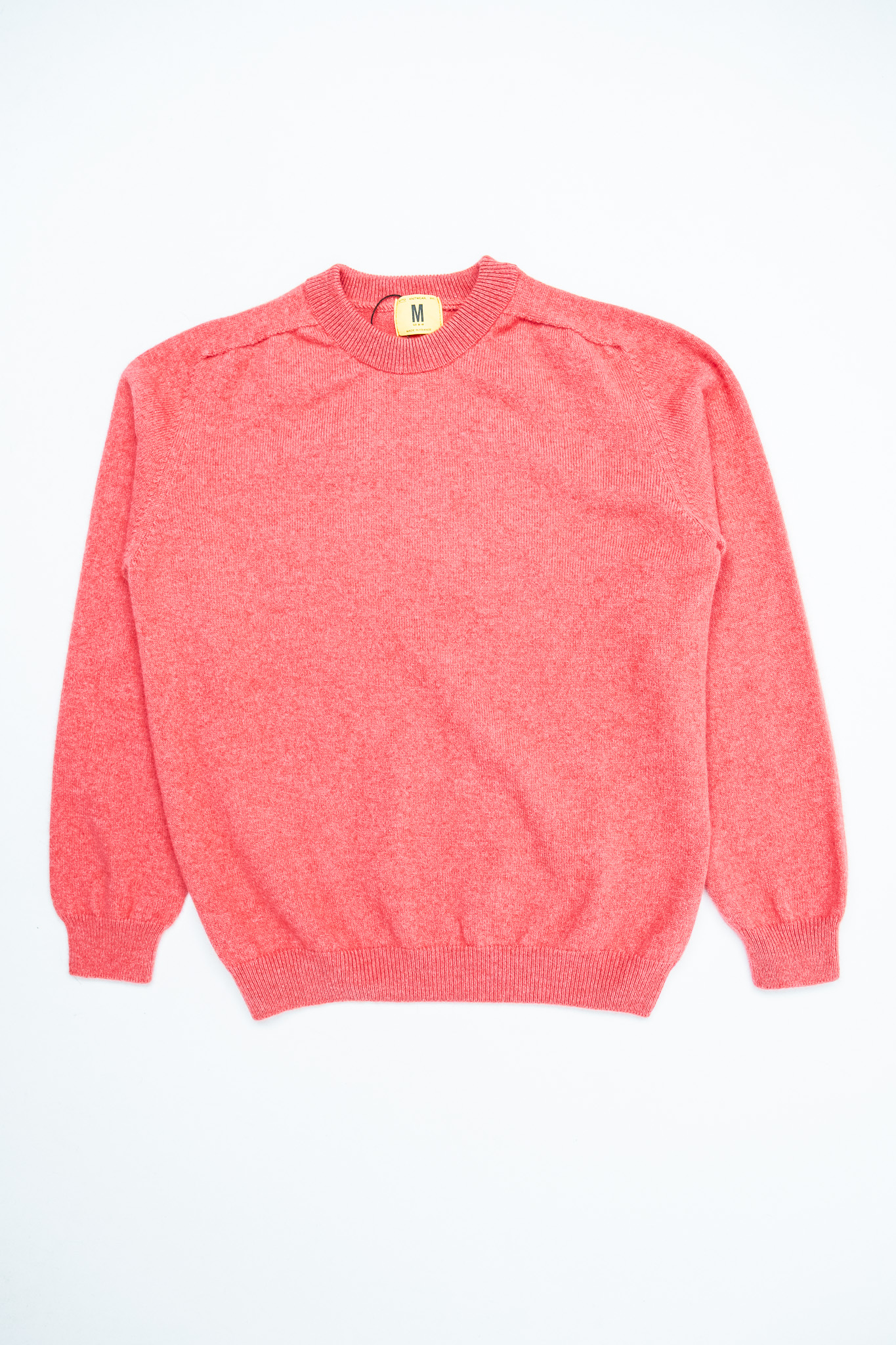Nitto Knitwear - Armen Round Neck Jumper Pink Lipstick - 2