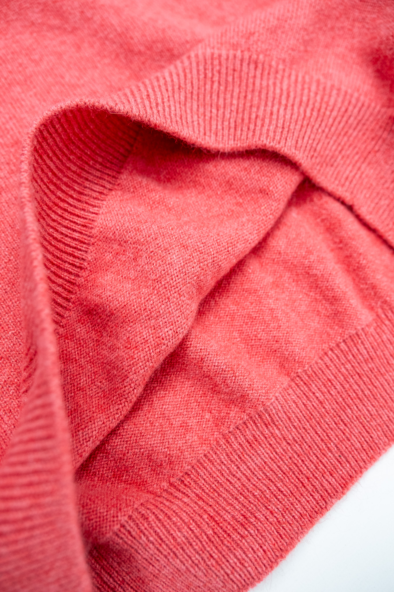 Nitto Knitwear - Armen Round Neck Jumper Pink Lipstick - 6