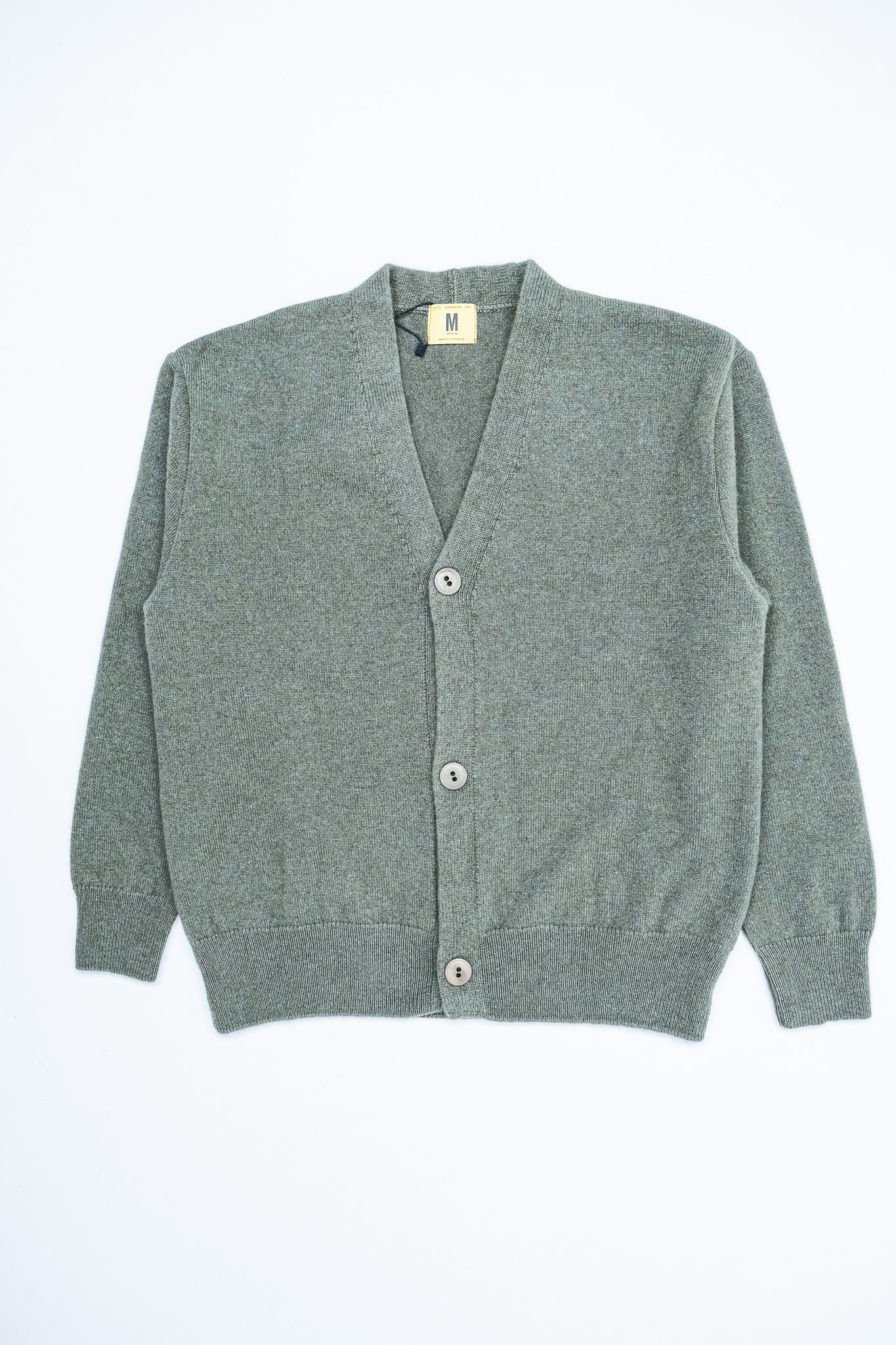 Nitto Knitwear - Armen Cardigan Green Thicket - 2
