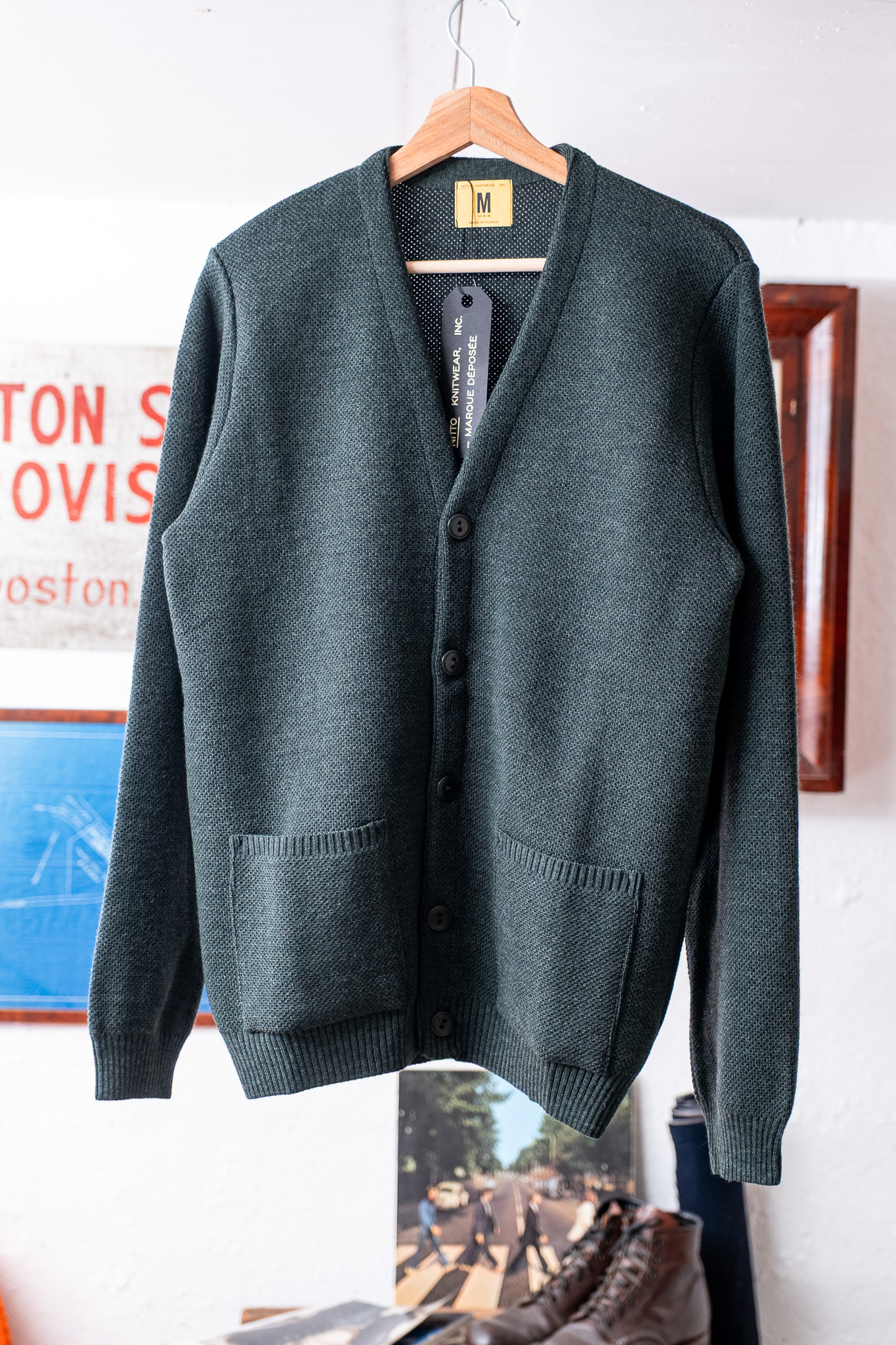 Nitto Knitwear - Youri Cardigan Forest Green