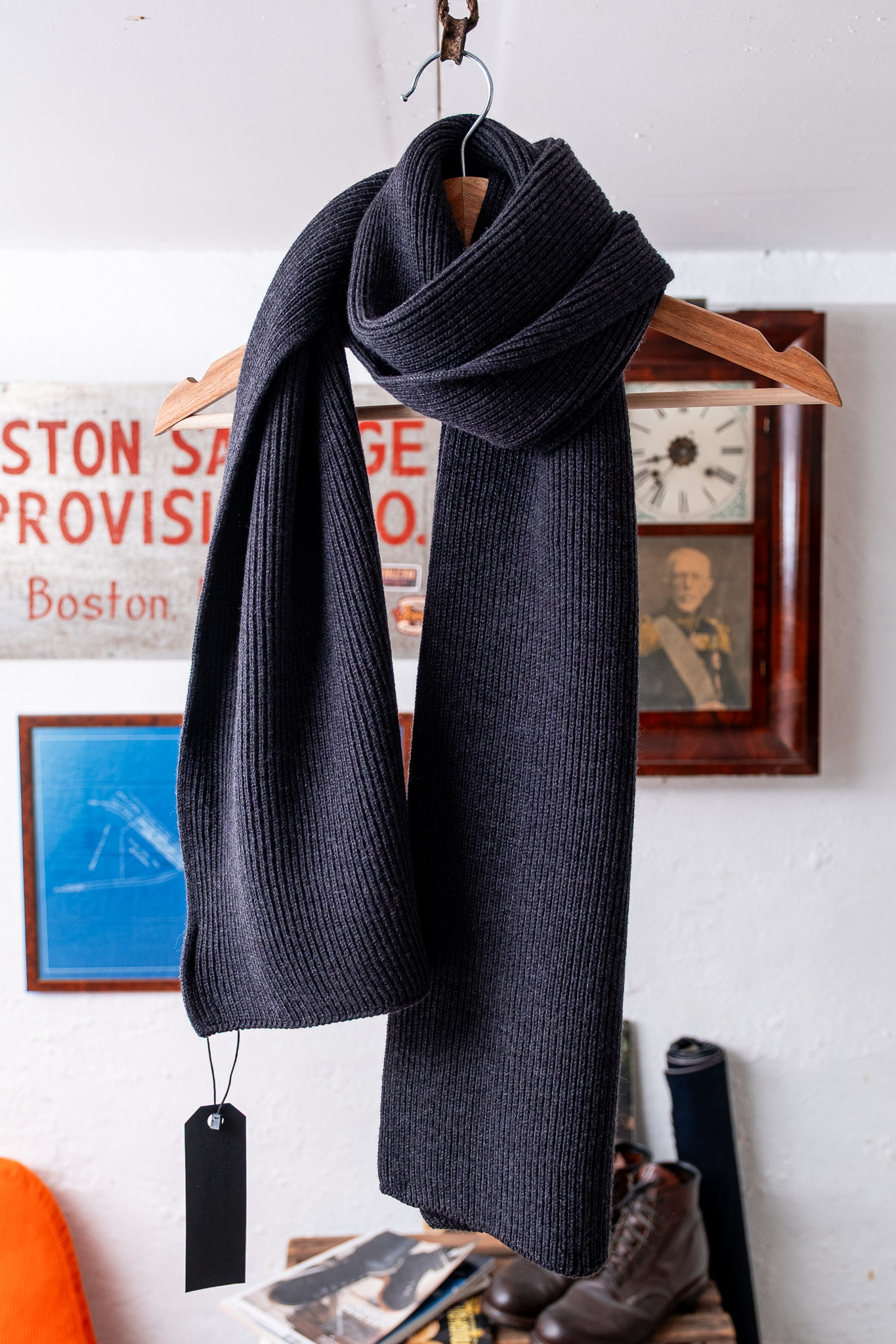 Nitto Knitwear - Loris Scarf Anthracite