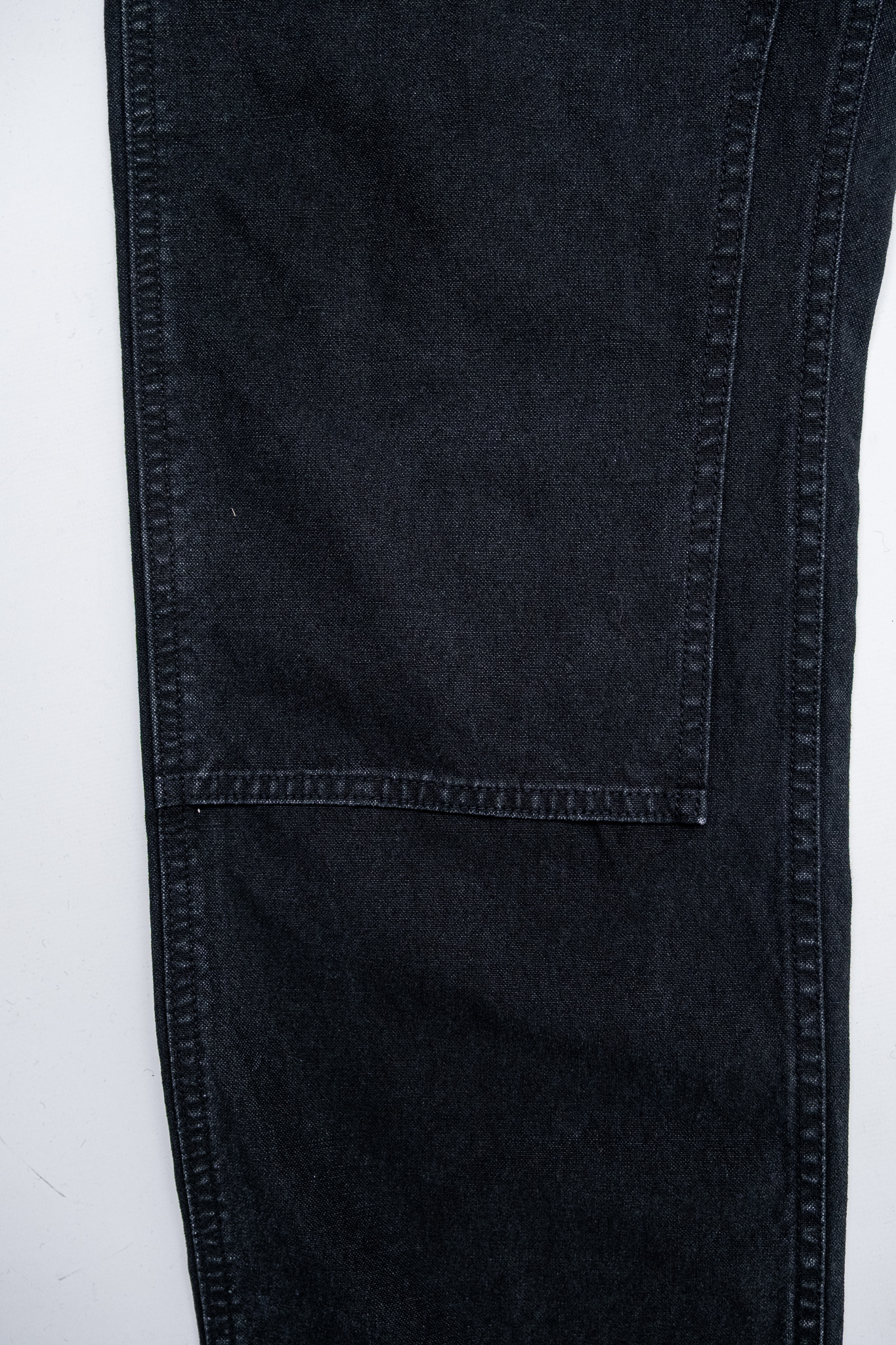 Orslow - 01-5329-61S Double Knee Canvas Work Trousers Black - 5