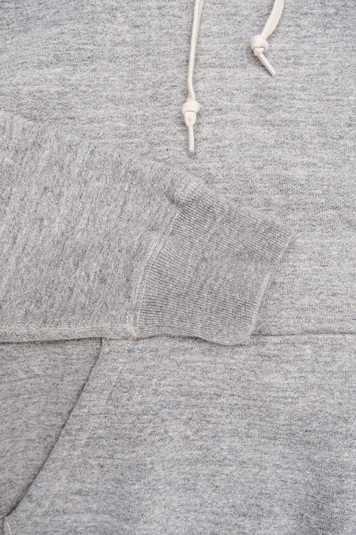 Orslow - 03-0016-64 Loopwheel Hooded Sweatshirt Heather Gray - 6