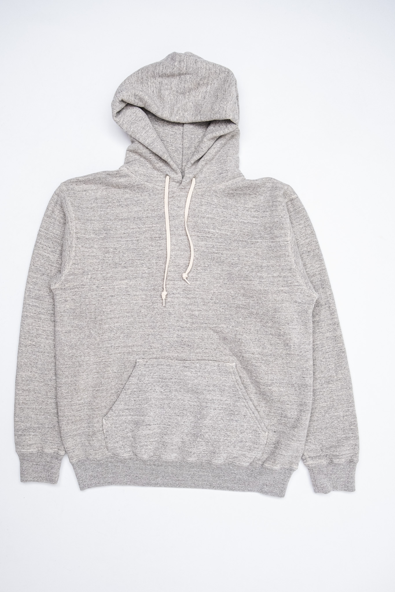 Orslow - 03-0016-64 Loopwheel Hooded Sweatshirt Heather Gray - 2