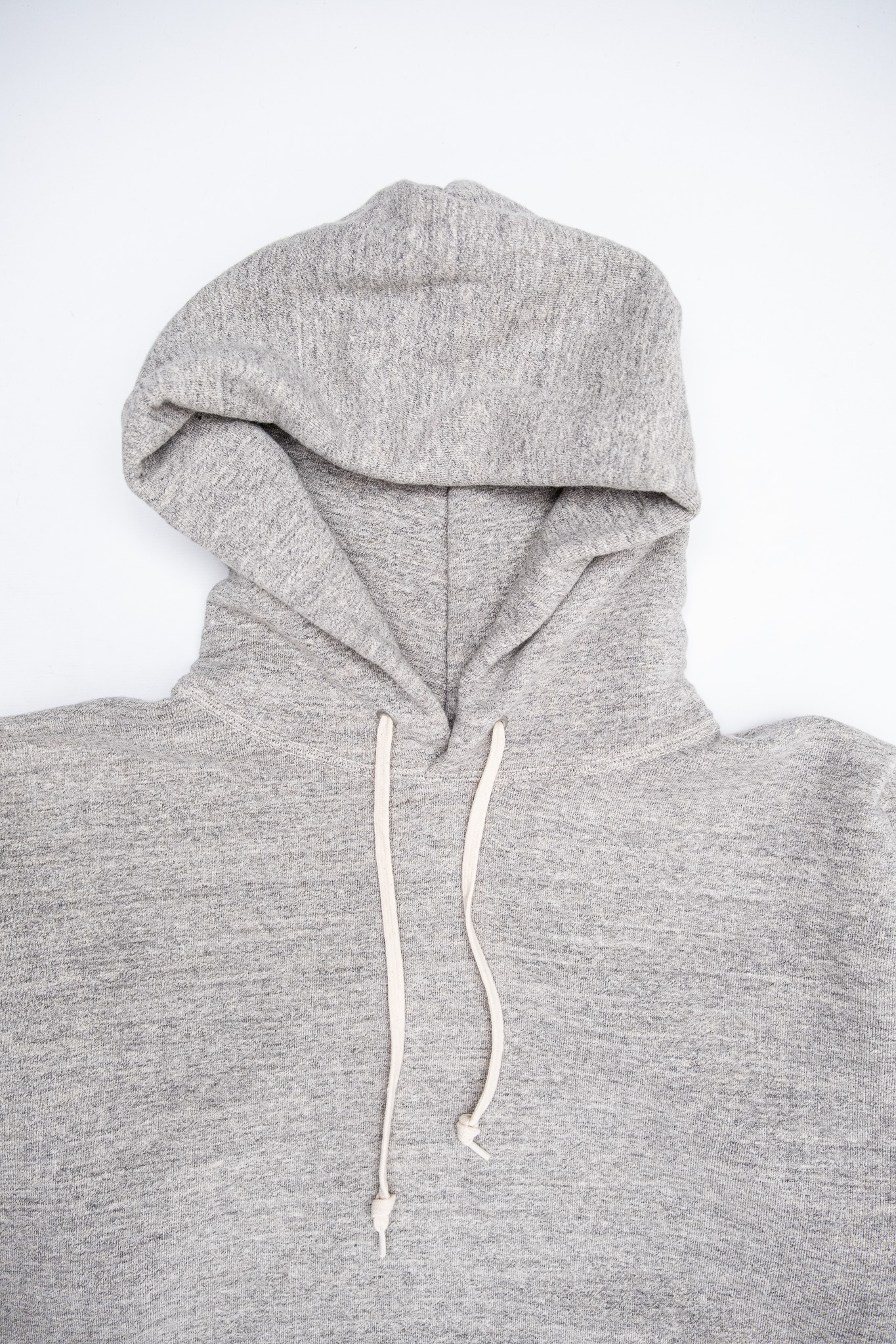 Orslow - 03-0016-64 Loopwheel Hooded Sweatshirt Heather Gray - 3
