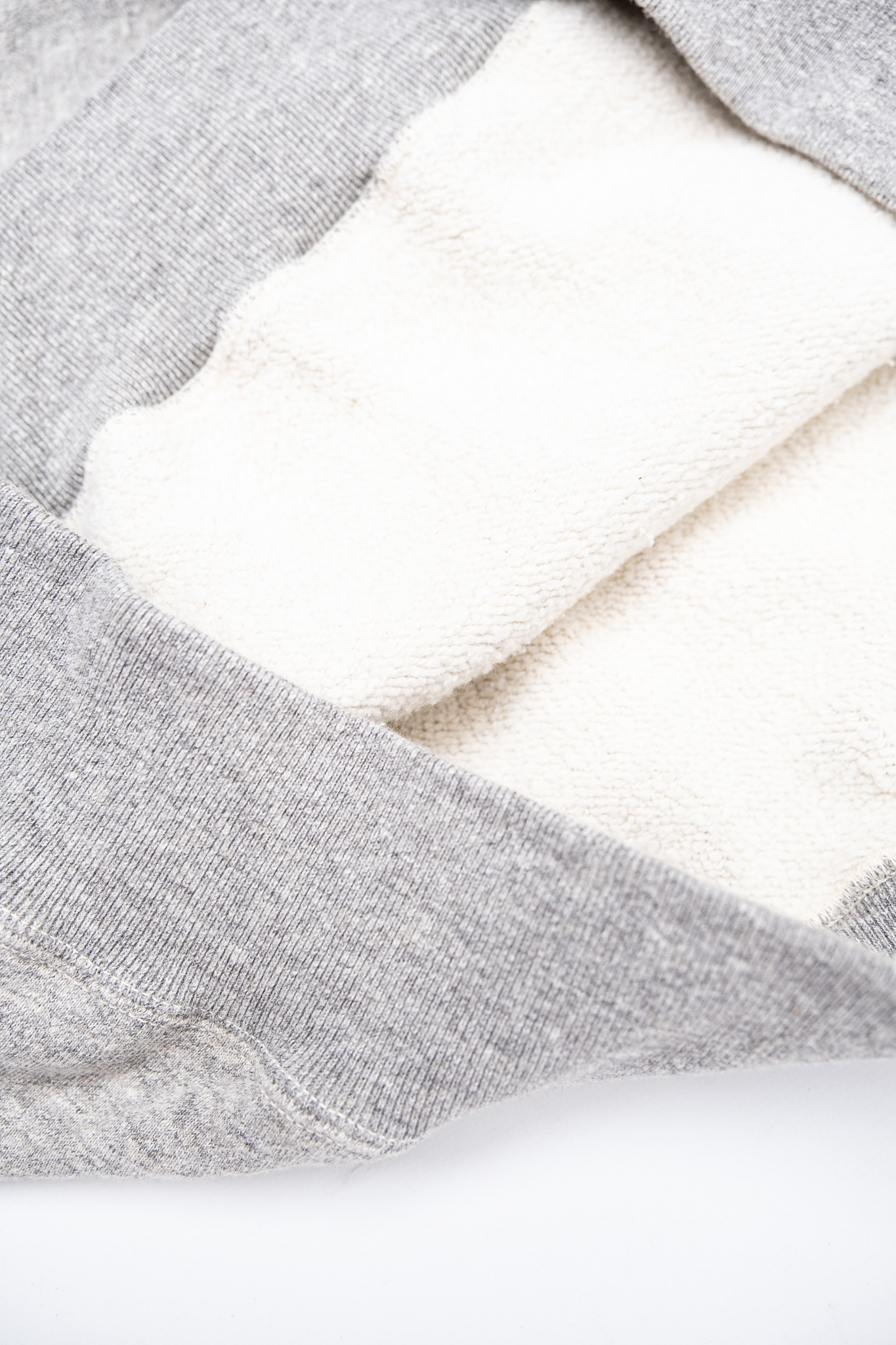 Orslow - 03-0016-64 Loopwheel Hooded Sweatshirt Heather Gray - 5