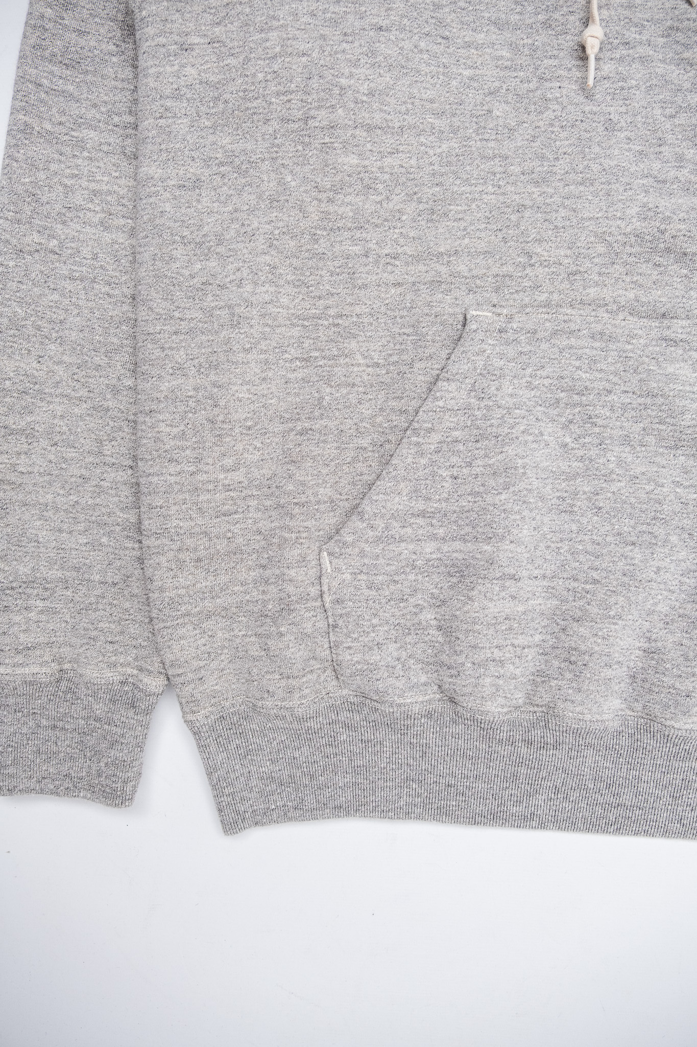 Orslow - 03-0016-64 Loopwheel Hooded Sweatshirt Heather Gray - 4