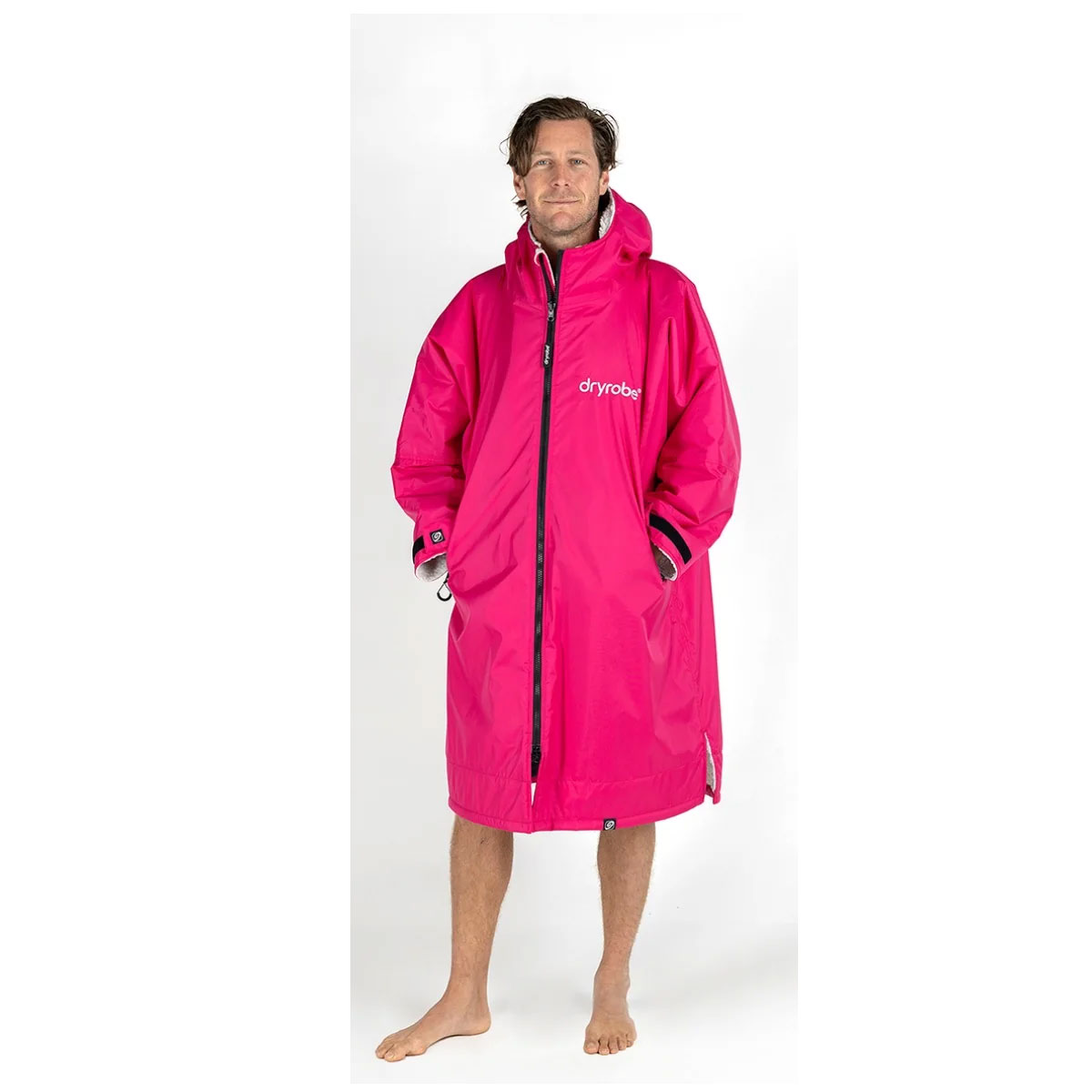 Dryrobe poncho Advance pink/light grey - 3