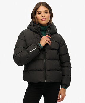 SUPERDRY Hooded Sports Puffer Jacket Dam