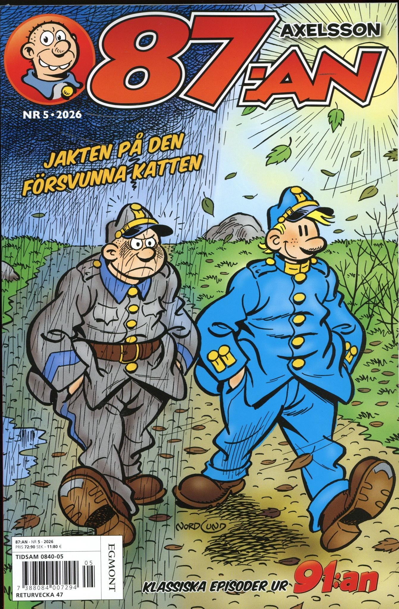 87:an Axelsson nr 5 2026, Klassiska episoder ur 91:an, Jakten på den försvunna katten!