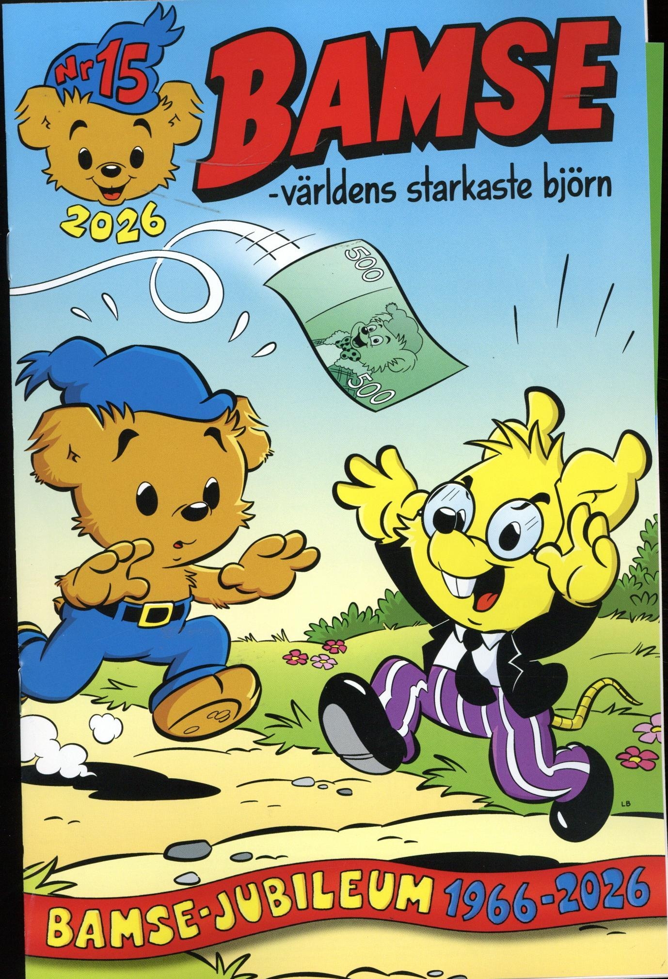 Bamse nr 15 2026, Bamse jubileum 1966-2026, Den fattiga sorken
