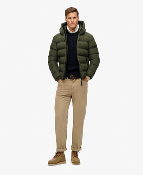 SUPERDRY Hooded Sports Puffer JKT Herr