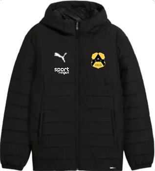 Puma TeamADDITIONS Hooded Padded Jacket Jr (BK Astrio Junior)