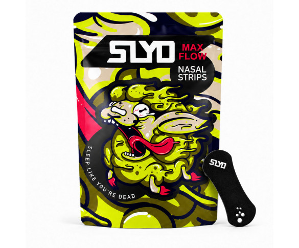SLYD, Nasal Strips, MAX FLOW Black (35 Pack)