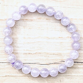 Armband Lavendelametist 8mm