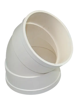 12410-01 45 gr böj ø110mm, förbränningstoalett