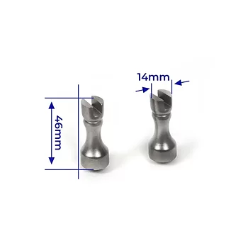 46mm Metal Supports for Display Plate, 2 pcs