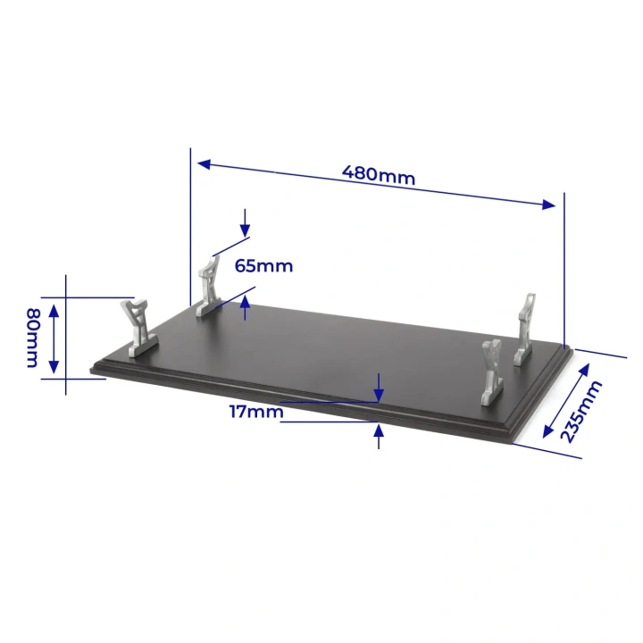 Black Display Plate 480x235mm for USS Missouri - 2