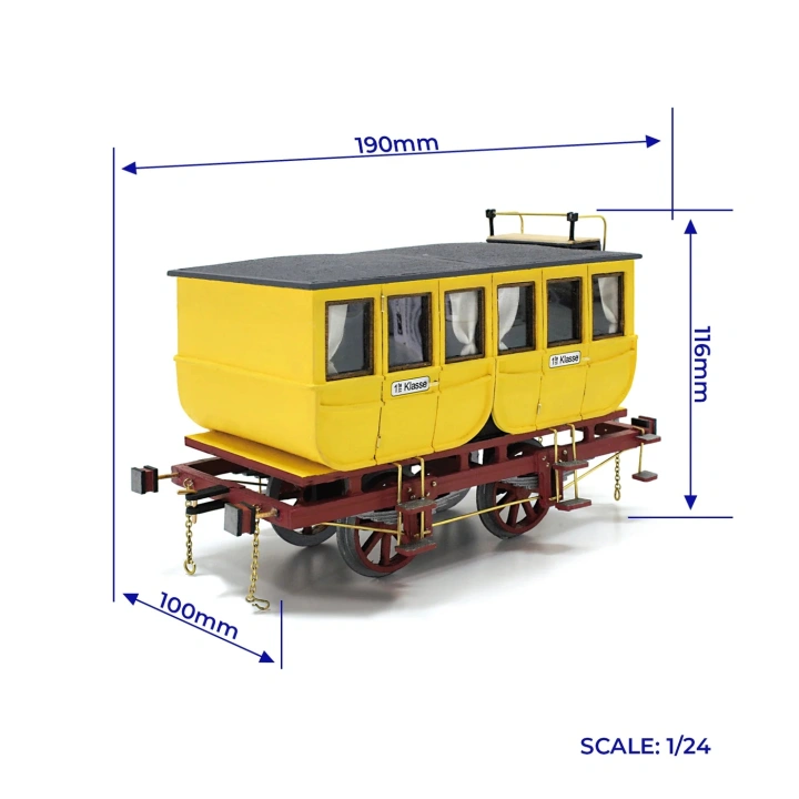 Adler Passagerarvagnar 625mm, 1/24 - 3