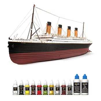 Färgset m. 12 flaskor för Titanic
