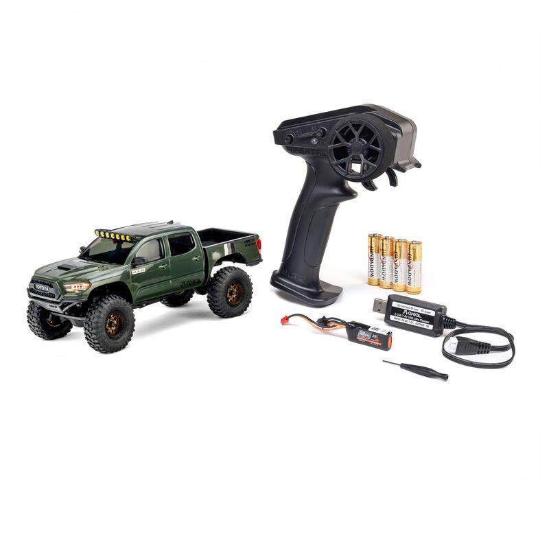 AXIAL 1/30 Axial SCX30 Toyota Tacoma (Battery & Charger Included) Green - 2