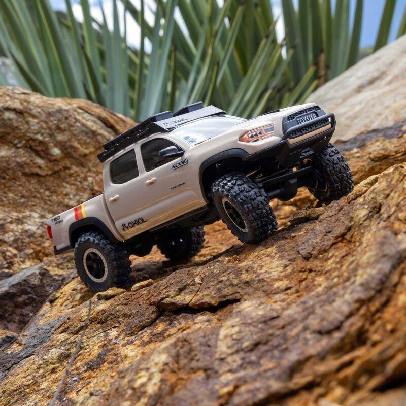 AXIAL 1/30 Axial SCX30 Toyota Tacoma (Battery & Charger Included) Tan