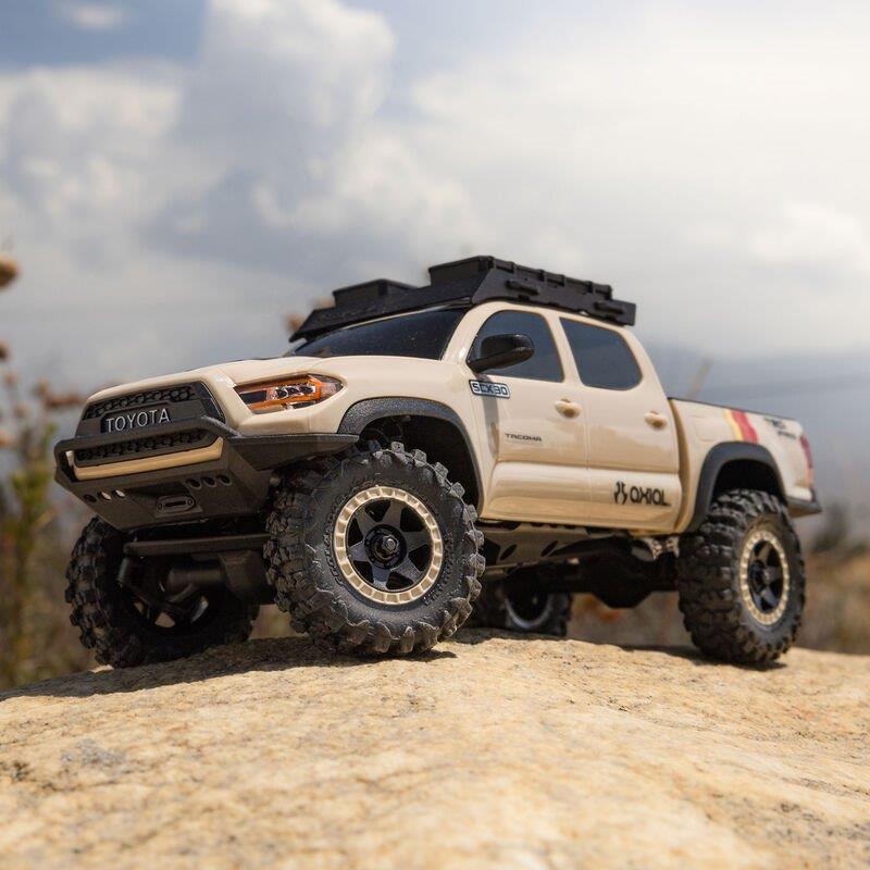 AXIAL 1/30 Axial SCX30 Toyota Tacoma (Battery & Charger Included) Tan - 4