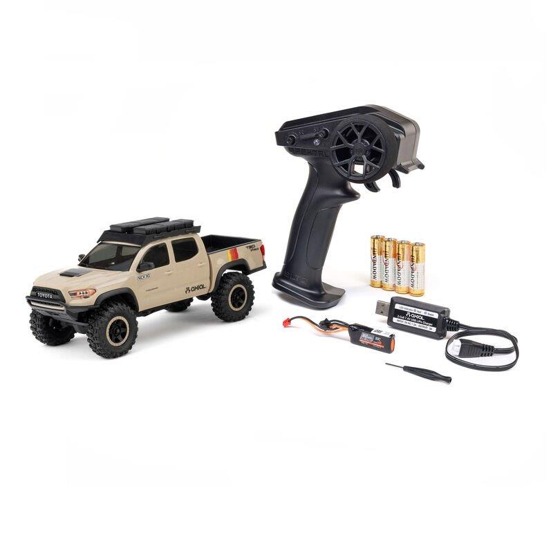 AXIAL 1/30 Axial SCX30 Toyota Tacoma (Battery & Charger Included) Tan - 2