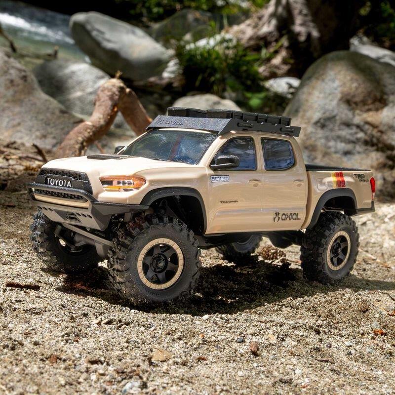 AXIAL 1/30 Axial SCX30 Toyota Tacoma (Battery & Charger Included) Tan - 10