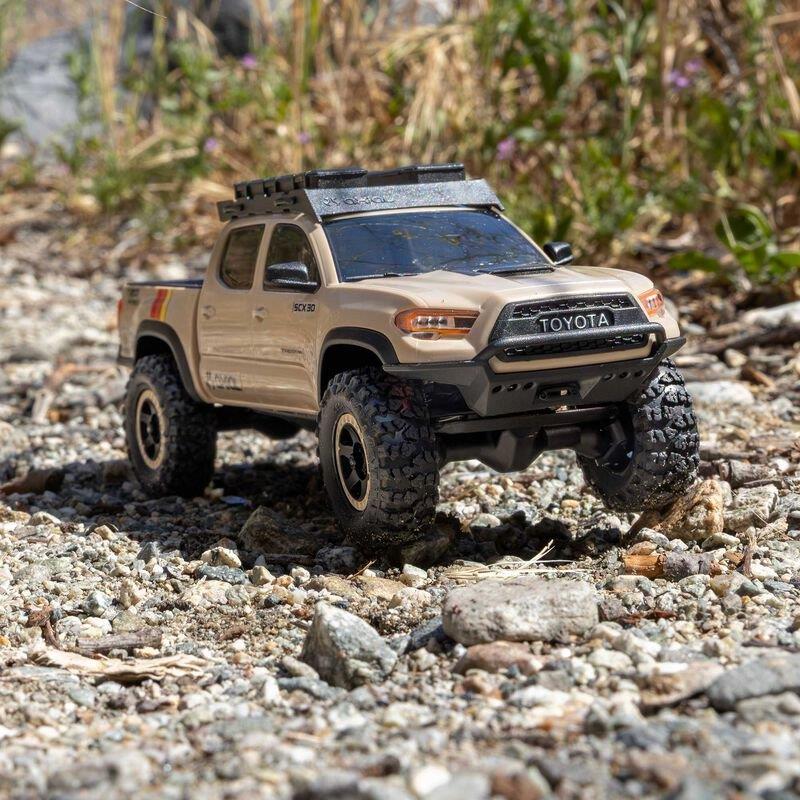 AXIAL 1/30 Axial SCX30 Toyota Tacoma (Battery & Charger Included) Tan - 5