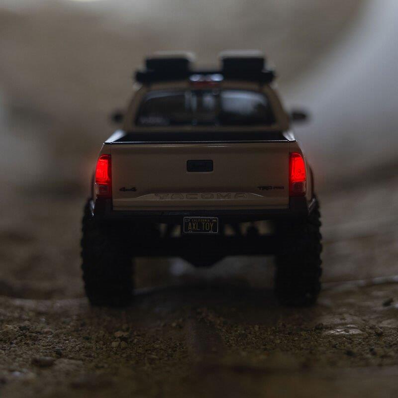 AXIAL 1/30 Axial SCX30 Toyota Tacoma (Battery & Charger Included) Tan - 12