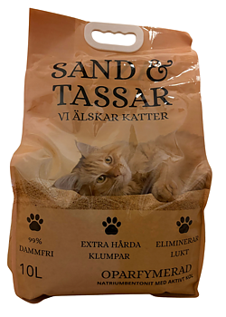 Sand & Tassar Kattsand Bentonit 10L