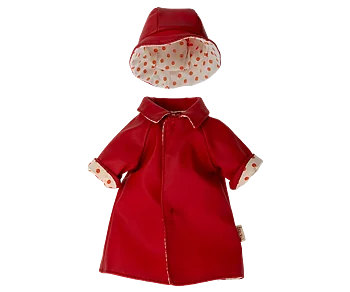 Maileg - Regnjacka med hatt, Teddy mamma