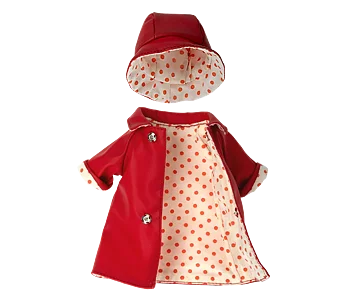 Maileg - Regnjacka med hatt, Teddy mamma