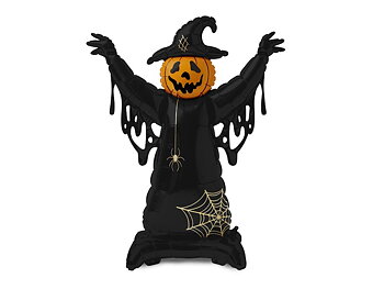 Stående fågelskrämma ballong XXL 152 cm till Halloween