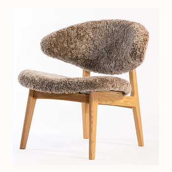 RAM Lounge chair KLC02 - upholstered back (several choices) - Kristensen & Kristensen