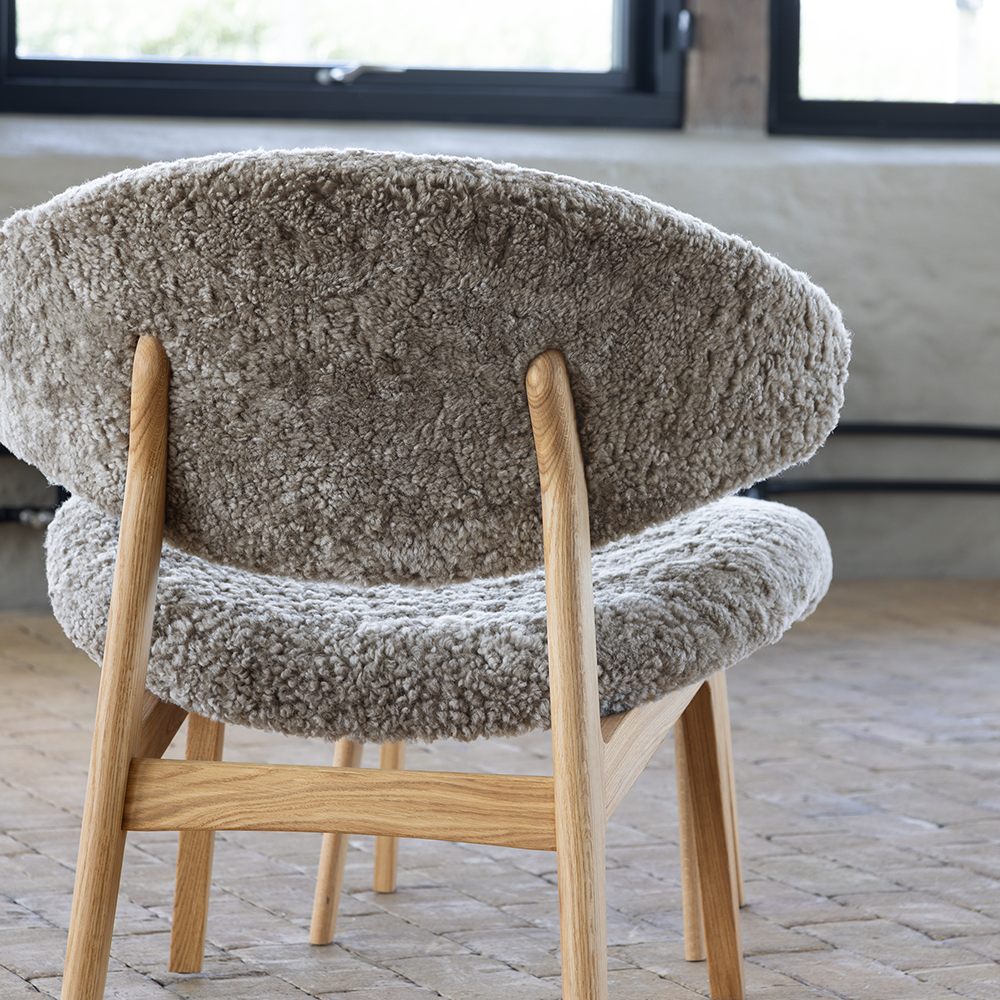 RAM Lounge chair KLC02 - upholstered back (several choices) - Kristensen & Kristensen - 5