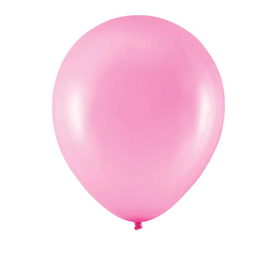 Ballonger metallic - Rosa (100-pack)