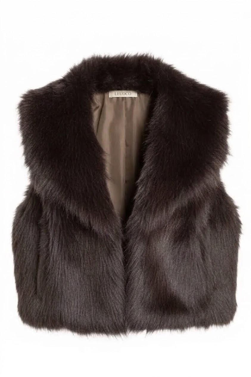 Lecoco - Anne Sofie  Waistcoat Brown