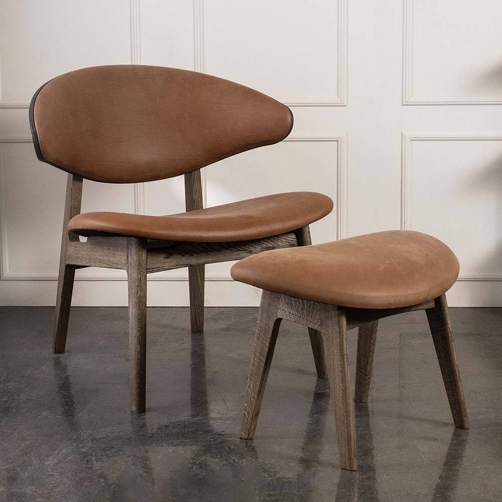 RAM Lounge chair KLC2S - wooden back (several choices) - Kristensen & Kristensen - 5