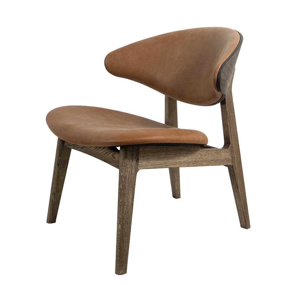 RAM Lounge chair KLC2S - wooden back (several choices) - Kristensen & Kristensen