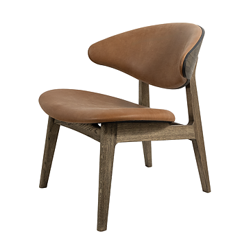 RAM Lounge chair KLC2S - wooden back (several choices) - Kristensen & Kristensen