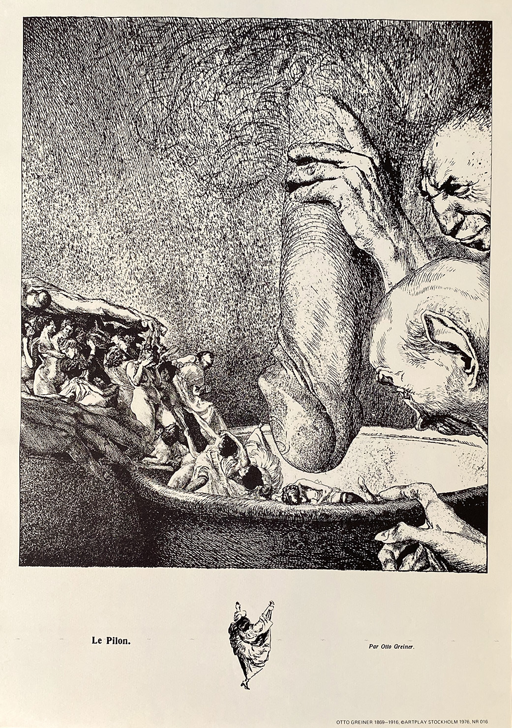 GREINER, OTTO –" LE PILON" (MORTELN)