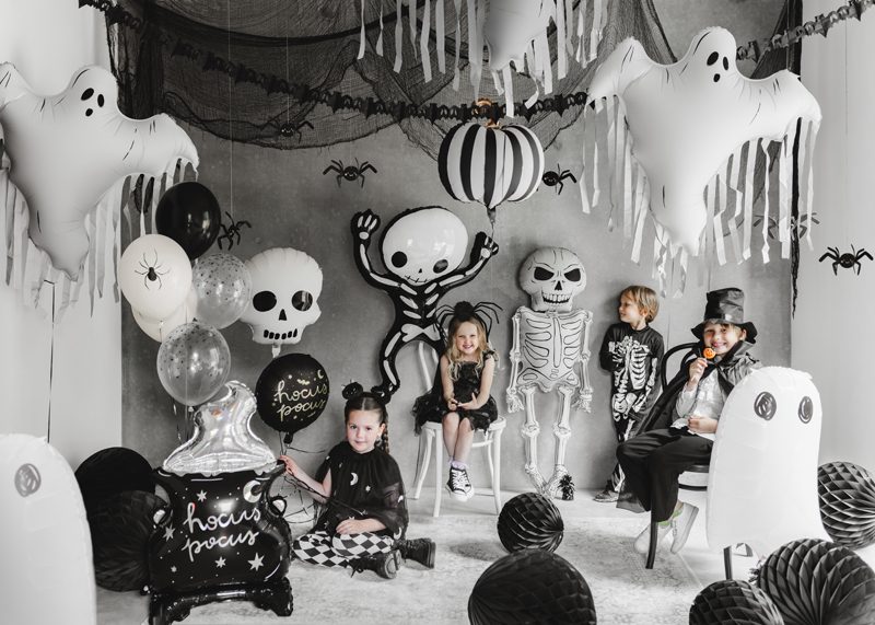 Halloweenballonger Spindlar 30 cm – 6-pack - 2