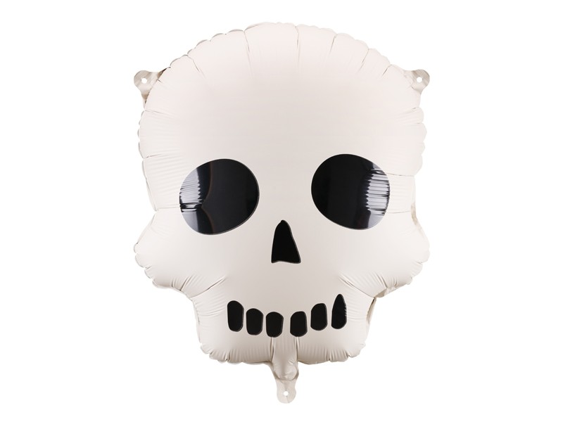 Folieballong dödskalle 36 x 41 cm till Halloween