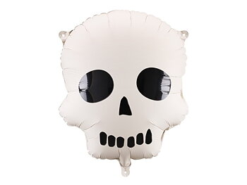 Folieballong dödskalle 36 x 41 cm till Halloween