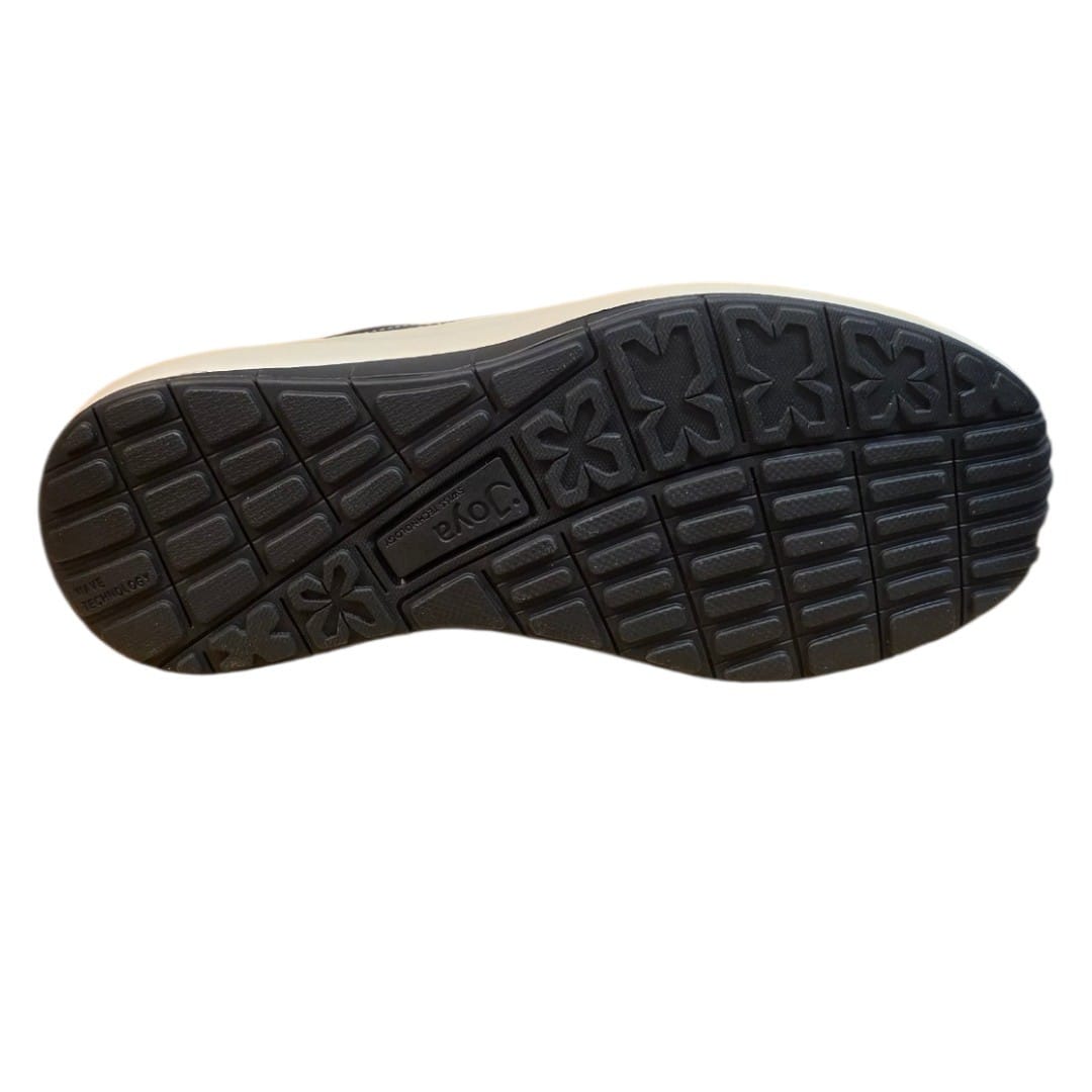 Joya Moscow Zip Black – Bekväm herrsko i premiumläder med snörning och sidodragkedja - 4